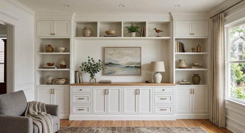 Built In Tv Cabinetry in Woodbridge, VA