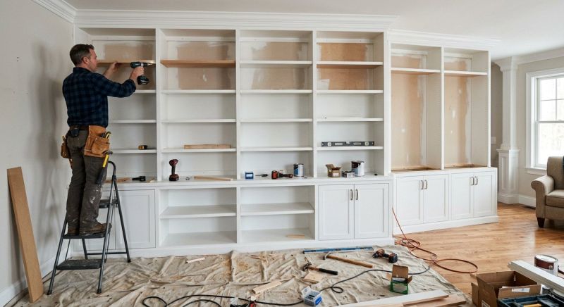 Builtin Cabinets Installation in Winston Salem, NC